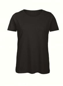 B&C BC043 - Tee-Shirt Femme Coton Organique Noir