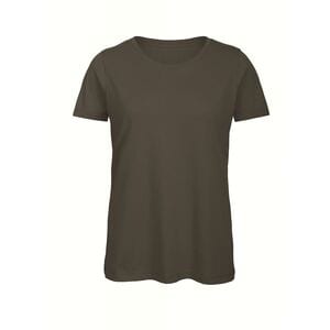 B&C BC043 - Tee-Shirt Femme Coton Organique Kaki