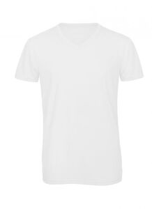 B&C BC057 - Tee-Shirt Vol V Homme Tri-blend Blanc