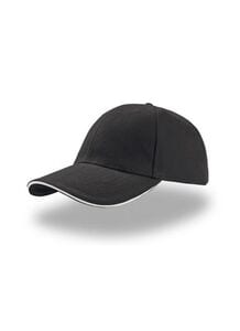 Atlantis AT003 - Casquette 6 Panneaux Sandwich Dark Grey/White