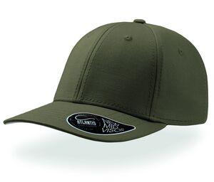 Atlantis AT030 - Casquette Pitcher Visière Mid Visor Vert Olive