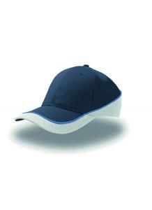 Atlantis AT088 - Casquette 6 Pans Constratée Navy/White