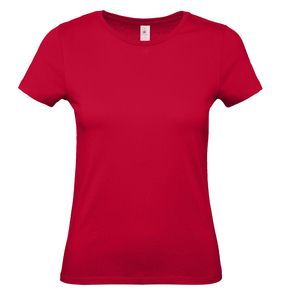 B&C BC02T - Tee-Shirt Femme 100% Coton Deep Red