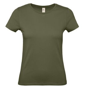 B&C BC02T - Tee-Shirt Femme 100% Coton Urban Khaki