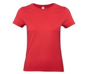 B&C BC04T - Tee Shirt Femmes 100% Coton Rouge