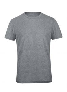 B&C BC055 - Tee-Shirt Col Rond Homme Manches Courtes Heather Light Grey