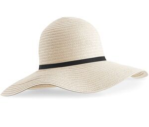 Beechfield BF740 - Chapeau de Paille Femme Naturel