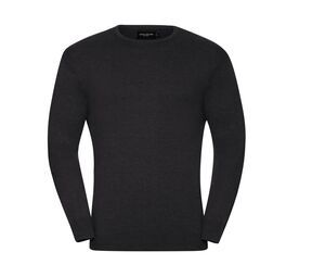 Russell JZ717 - Pull-over Col Rond Homme Charcoal Marl