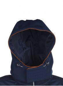 Pen Duick PK995 - Capuche Soft-Shell universelle Navy/Orange