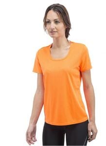 Sans Étiquette SE101 - Tee-Shirt Respirant Femme Argent