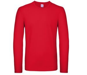 B&C BC05T - Tee-shirt homme manches longues Rouge