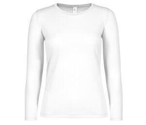 B&C BC06T - Tee-shirt femme manches longues Blanc