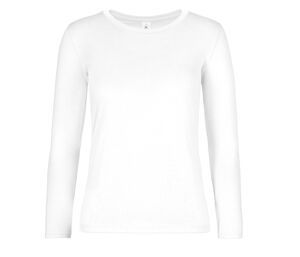 B&C BC08T - Tee-shirt femme manches longues Blanc