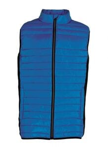 Pen Duick PK316 - Bodywarmer bi-matière homme Royal/Black