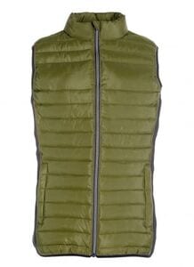 Pen Duick PK317 - Bodywarmer bi-matière femme Olive/Black