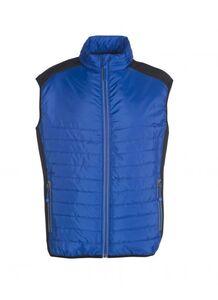 Pen Duick PK315 - Bodywarmer  bi-matière matelassé Royal/Black