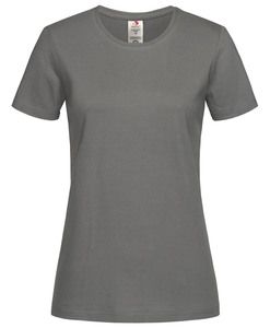 Stedman STE2620 - Tee-shirt col rond pour femmes CLASSIC ORGANIC Real Grey