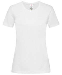 Stedman STE2620 - Tee-shirt col rond pour femmes CLASSIC ORGANIC Blanc