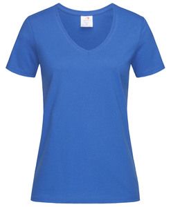 Stedman STE2700 - Tee-shirt col V pour femmes CLASSIC Bright Royal