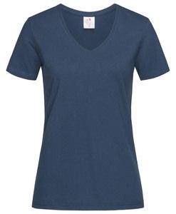 Stedman STE2700 - Tee-shirt col V pour femmes CLASSIC Marine