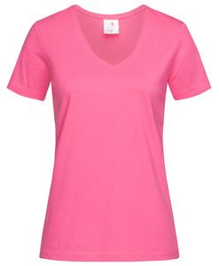 Stedman STE2700 - Tee-shirt col V pour femmes CLASSIC Sweet Pink