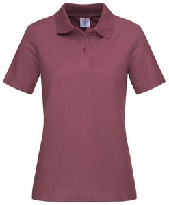 Stedman STE3100 - Polo manches courtes pour femmes Burgundy Red