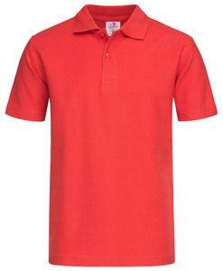 Stedman STE3200 - Polo manches courtes pour enfants Rouge Scarlet