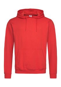 Stedman STE4100 - Sweat-shirt à capuche pour hommes Rouge Scarlet