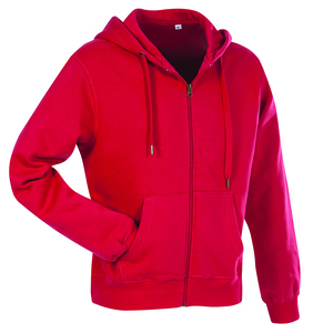 Stedman STE5610 - Veste à capuche pour hommes ACTIVE Crimson Red