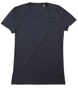 Stedman STE8100 - Tee-shirt col rond pour femmes SS ACTIVE SPORTS-T Blue Midnight