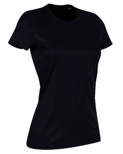 Stedman STE8100 - Tee-shirt col rond pour femmes SS ACTIVE SPORTS-T Black Opal
