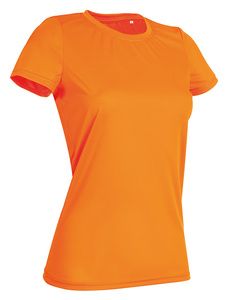 Stedman STE8100 - Tee-shirt col rond pour femmes SS ACTIVE SPORTS-T Cyber Orange