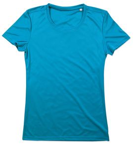 Stedman STE8100 - Tee-shirt col rond pour femmes SS ACTIVE SPORTS-T Hawaii Blue