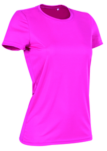 Stedman STE8100 - Tee-shirt col rond pour femmes SS ACTIVE SPORTS-T Sweet Pink
