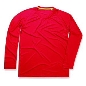 Stedman STE8420 - Tee-shirt manches longues pour hommes Stedman - Active Crimson Red