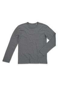 Stedman STE9040 - Tee-shirt manches longues pour hommes Morgan LS Slate Grey