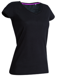 Stedman STE9130 - T-shirt manches courtes pour femmes Megan SS Black Opal