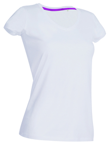 Stedman STE9130 - T-shirt manches courtes pour femmes Megan SS Blanc