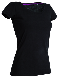 Stedman STE9700 - Tee-shirt pour Femmes Col Rond Black Opal