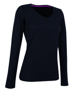 Stedman STE9720 - Tee-shirt manches longues pour femmes Black Opal