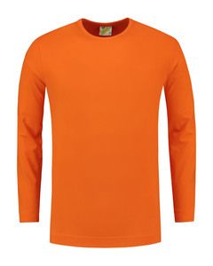 Lemon & Soda LEM1265 - T-shirt Col Rond LS Homme Orange