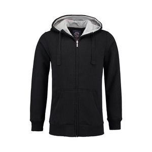 Lemon & Soda LEM3225 - Sweat Cardigan Lourd à Capuche Homme  Noir