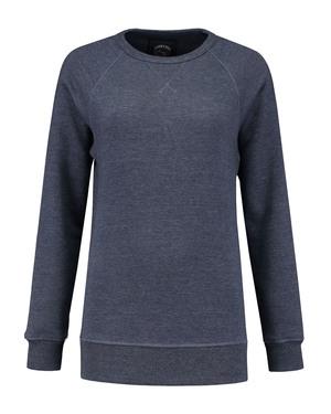 Lemon & Soda LEM3227 - Sweat Raglan Lourd avec Col Rond Femme