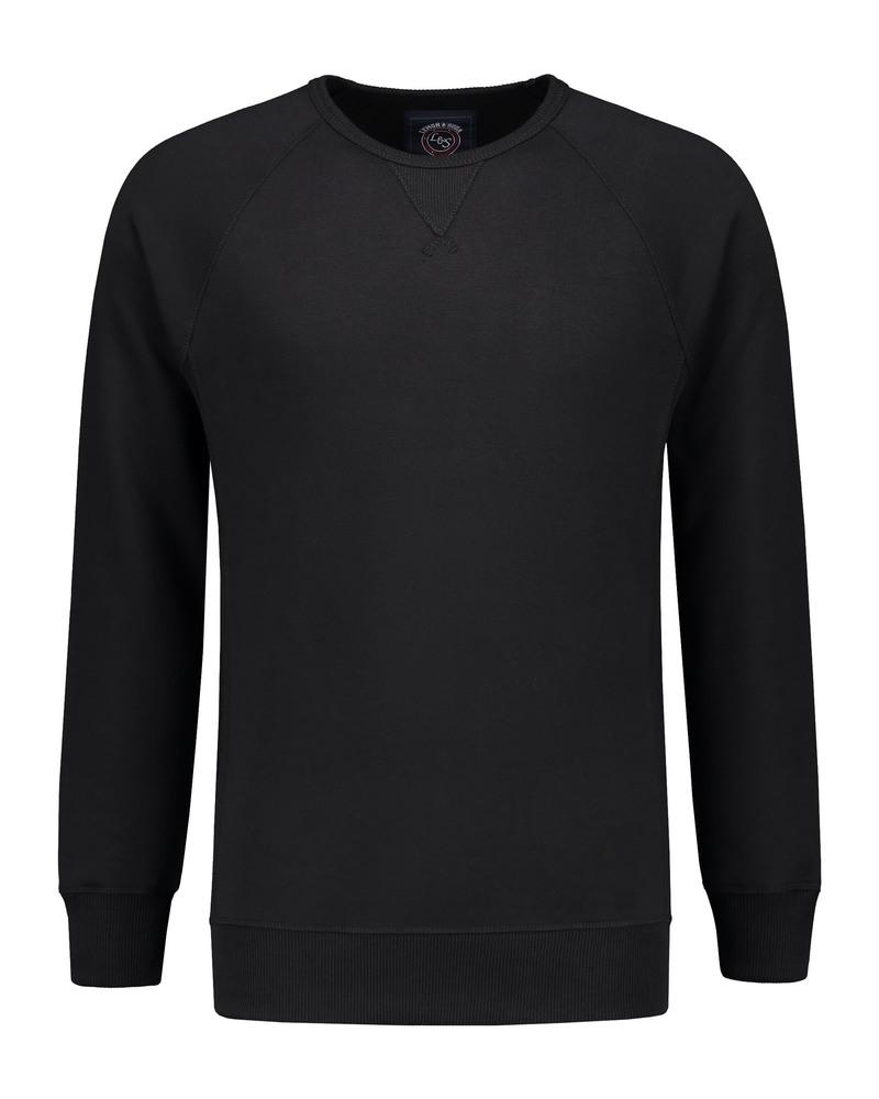 Lemon & Soda LEM3229 - Sweat Raglan Lourd avec Col Rond pour Homme