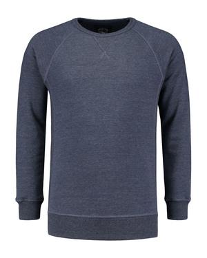 Lemon & Soda LEM3229 - Sweat Raglan Lourd avec Col Rond pour Homme