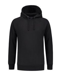 Lemon & Soda LEM3234 - Sweat Raglan Lourd à Capuche Homme Noir