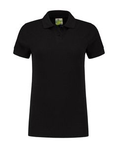 Lemon & Soda LEM3535 - Polo Basic SS Femme Noir