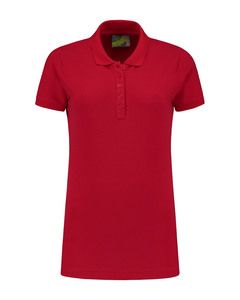 Lemon & Soda LEM3570 - Polo Basic SS Femme Rouge