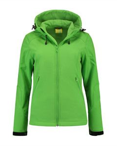 Lemon & Soda LEM3627 - Veste à Capuche Softshell Femme Lime