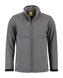 Lemon & Soda LEM3635 - VesteSoftshell Homme Pearl Grey